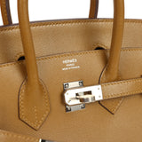 Pre-owned Hermes Birkin Sellier 25 Bronze Dore Madame Palladium Hardware - Thumbnail View 7