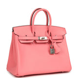 Hermes Birkin 25 Rose D'Ete Swift Palladium Hardware