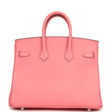 Hermes Birkin 25 Rose D'Ete Swift Palladium Hardware