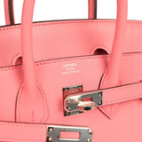 Hermes Birkin 25 Rose D'Ete Swift Palladium Hardware