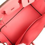 Hermes Birkin 25 Rose D'Ete Swift Palladium Hardware