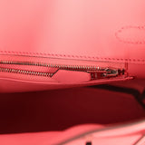 Hermes Birkin 25 Rose D'Ete Swift Palladium Hardware
