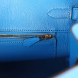 Pre-owned Hermes Birkin 35 Bleu Hydra Clemence Gold Hardware - Thumbnail View 9