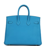 Hermes Birkin 25 Bleu Zanzibar Togo Gold Hardware - Thumbnail View 4
