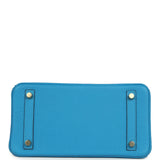 Hermes Birkin 25 Bleu Zanzibar Togo Gold Hardware - Thumbnail View 6