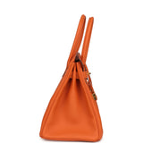 Hermes Birkin 30 Orange Togo Gold Hardware