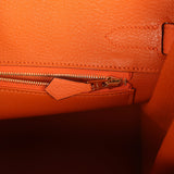Hermes Birkin 30 Orange Togo Gold Hardware