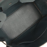 Pre-owned Hermes Birkin 35 Vert Rousseau Togo Palladium Hardware