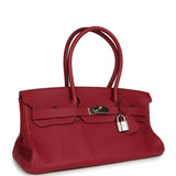 Vintage Hermes Shoulder Birkin 42 JPG Rubis Togo Palladium Hardware - Thumbnail View 2