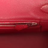 Vintage Hermes Shoulder Birkin 42 JPG Rubis Togo Palladium Hardware - Thumbnail View 9