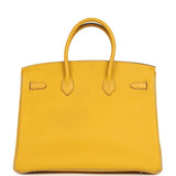 Hermes Special Order (HSS) Birkin 35 Soleil and Parchemin Togo Palladium Hardware - Thumbnail View 4