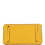 Hermes Special Order (HSS) Birkin 35 Soleil and Parchemin Togo Palladium Hardware - Thumbnail View 6