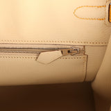 Hermes Special Order (HSS) Birkin 35 Soleil and Parchemin Togo Palladium Hardware - Thumbnail View 9