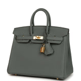 Hermes Birkin 25 Vert Amande Togo Gold Hardware - Thumbnail View 5