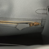 Hermes Birkin 25 Vert Amande Togo Gold Hardware - Thumbnail View 9