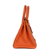 Pre-owned Hermes Birkin 35 Orange Togo Gold Hardware - Thumbnail View 3