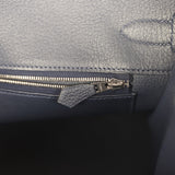 Hermes Birkin 35 Bleu Nuit Togo Palladium Hardware