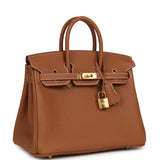 Hermes Birkin 25 Gold Togo Gold Hardware - Thumbnail View 2