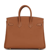 Hermes Birkin 25 Gold Togo Gold Hardware - Thumbnail View 5
