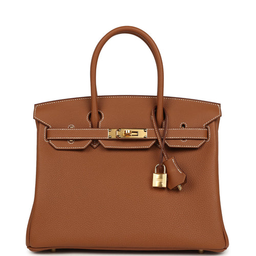 Hermes Birkin 30 Gold Togo Gold Hardware