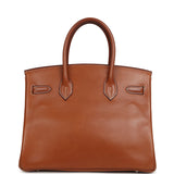 Vintage Hermes Birkin 30 Fauve Barenia Palladium Hardware payment 1 deposit for CK only - Thumbnail View 4
