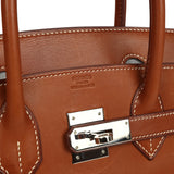 Vintage Hermes Birkin 30 Fauve Barenia Palladium Hardware payment 1 deposit for CK only - Thumbnail View 7
