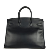 Pre-owned Hermes Birkin 35 Bleu Navy Box Gold Hardware - Thumbnail View 4
