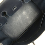 Pre-owned Hermes Birkin 35 Bleu Navy Box Gold Hardware - Thumbnail View 8