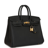 Hermes Birkin 25 Black Togo Gold Hardware - Thumbnail View 2