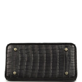 Hermes Birkin 25 Black Matte Alligator Gold Hardware