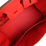 Hermes Birkin 25 Rouge de Coeur Togo Palladium Hardware - Thumbnail View 8