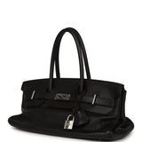 Vintage Hermes Shoulder Birkin 42 JPG Black Clemence Palladium Hardware - Thumbnail View 5