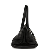 Vintage Hermes Shoulder Birkin 42 JPG Black Clemence Palladium Hardware - Thumbnail View 3