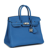 Hermes Birkin 25 Bleu Zellige Togo Palladium Hardware - Thumbnail View 2