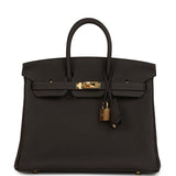 Hermes Birkin 25 Bai-Brun Togo Gold Hardware - Thumbnail View 1