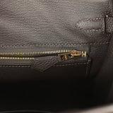 Hermes Birkin 25 Bai-Brun Togo Gold Hardware - Thumbnail View 9