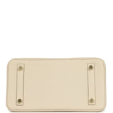 Hermes Birkin 25 Craie Togo Gold Hardware