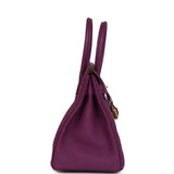 Pre-owned Hermes Birkin 30 Anemone Togo Gold Hardware - Thumbnail View 3