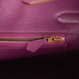 Pre-owned Hermes Birkin 30 Anemone Togo Gold Hardware - Thumbnail View 9