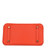 Pre-owned Hermes Birkin 25 Orange Poppy Togo Gold Hardware - Thumbnail View 6