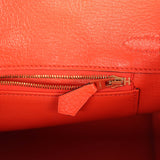 Pre-owned Hermes Birkin 25 Orange Poppy Togo Gold Hardware - Thumbnail View 9