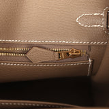 Hermes Birkin 25 Etoupe Togo Brushed Gold Hardware - Thumbnail View 8