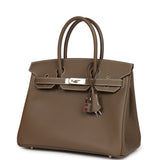 Hermes Birkin 30 Etoupe Epsom Palladium Hardware - Thumbnail View 5