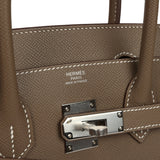 Hermes Birkin 30 Etoupe Epsom Palladium Hardware - Thumbnail View 7