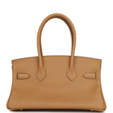 Hermes Shoulder Birkin Light 29 Biscuit Evercolor Gold Hardware - Thumbnail View 4