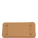 Hermes Shoulder Birkin Light 29 Biscuit Evercolor Gold Hardware - Thumbnail View 6
