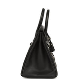 Hermes Limited Edition Birkin Rock 25 Black Volupto Palladium Hardware on Hold for CC - Thumbnail View 3
