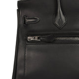 Hermes Limited Edition Birkin Rock 25 Black Volupto Palladium Hardware on Hold for CC - Thumbnail View 8