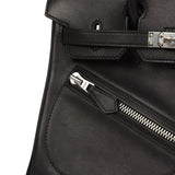 Hermes Limited Edition Birkin Rock 25 Black Volupto Palladium Hardware on Hold for CC - Thumbnail View 9