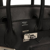 Hermes Limited Edition Birkin Rock 25 Black Volupto Palladium Hardware on Hold for CC - Thumbnail View 7